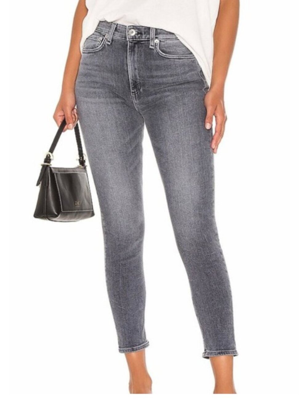 Rag & Bone Nina High-Rise Ankle Cigarette Jeans - 32